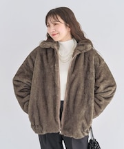 ミンクライクファーブルゾン