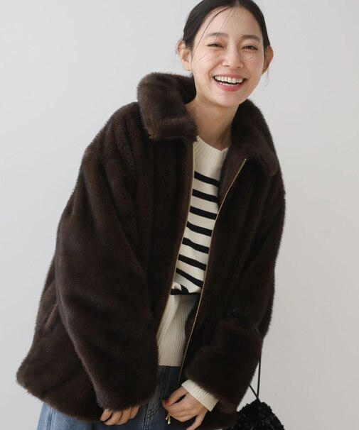 ミンクライクファーブルゾン