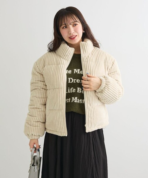 ・swing by ワイドコールスタンドブルゾン