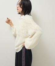 ・Petit Fleur シャギーキリカエニット