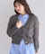 ・Petit Fleur シャギーニットカーディガン