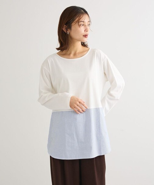 裾ドッキングホワイトインナー