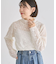 レースハイネックプルオーバー
