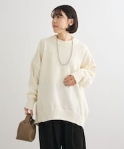 リラックスモールニットチュニック