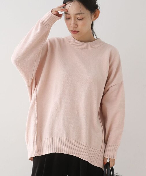 リラックスモールニットチュニック