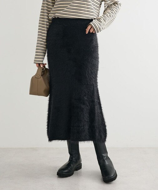 ・Petit Fleur シャギーマーメイドスカート