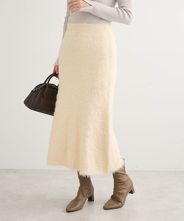 ・Petit Fleur シャギーマーメイドスカート