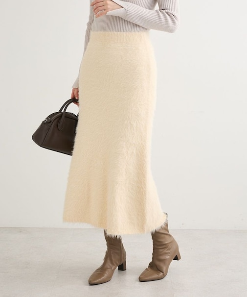 ・Petit Fleur シャギーマーメイドスカート