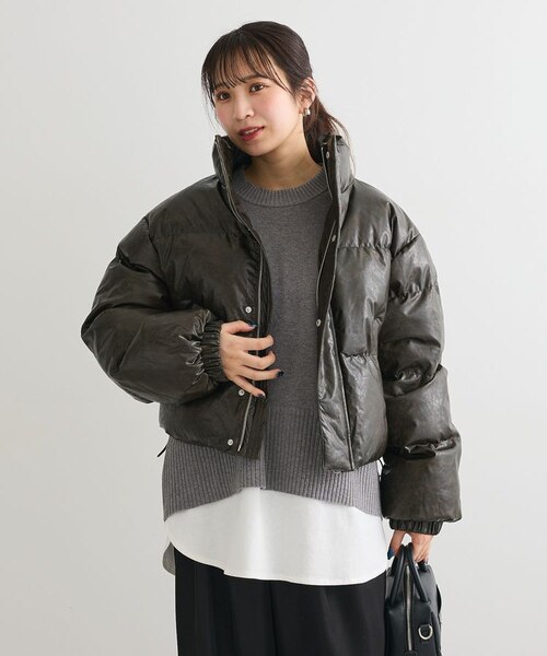 【NEW】グリーンパークス（Green Parks）/・swing by ビンテージソフトレザーブルゾン swing by ビンテージソフトレザーブルゾン｜グリーンパークスの通販