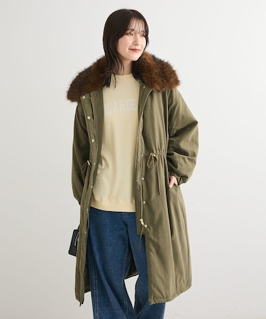 ・ELENCARE DUE 中綿モッズコート