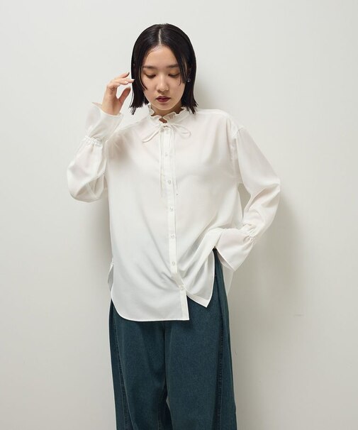 フリルカラーインナーシャツ