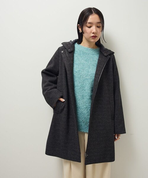 2wayフード取り外しAラインコート｜グリーンパークスの通販｜&mall