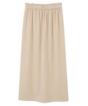 ぽかぽか裏起毛ベロアIラインスカート