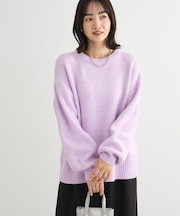 fuwaっと袖パフニットプルオーバー