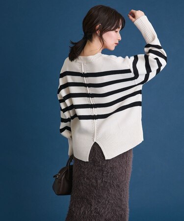 こなれ主役ニットプルオーバー