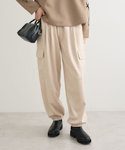 スウェードカーゴパンツ