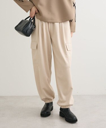 スウェードカーゴパンツ