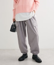 スウェードカーゴパンツ