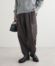 スウェードカーゴパンツ