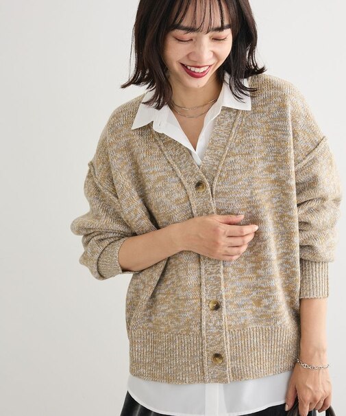 MIXニットカーディガン