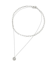 【ステンレス】コインデザインチェーンネックレス