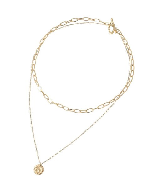 【ステンレス】コインデザインチェーンネックレス
