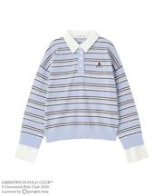 GREENWICH POLO CLUB(TM)布帛ドッキングポロニットプルオーバー