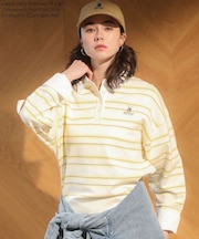 GREENWICH POLO CLUB(TM)布帛ドッキングポロニットプルオーバー