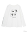 ミッキー&フレンズ/レイヤードプリントロングTシャツ
