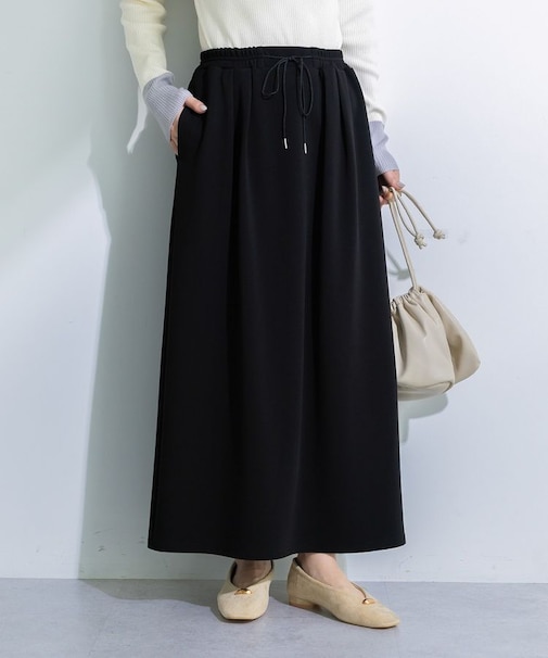 楽ちんリップルIラインスカート