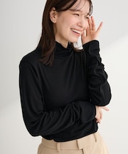 シアーリブタートルプルオーバー