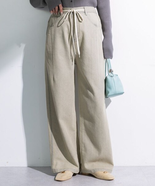 コクーンシルエットデニムパンツ