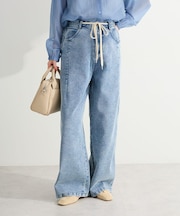 コクーンシルエットデニムパンツ