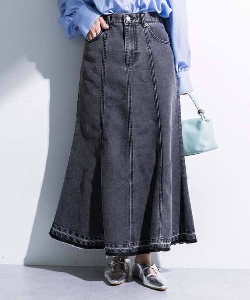 イージーデニムマーメイドスカート