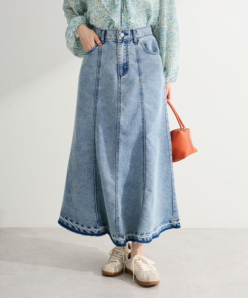 イージーデニムマーメイドスカート