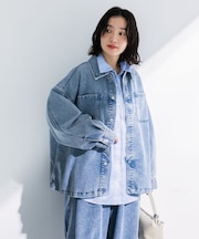 デニムシャツブルゾン
