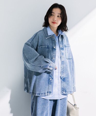 デニムシャツブルゾン