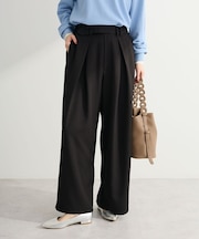 デザインタックワイドパンツ