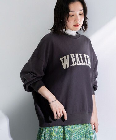 刺しゅうロゴ裏毛プルオーバー