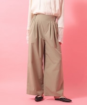 【楽しゃれUV】ツータックイージーパンツ