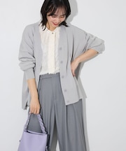 ここちニットVネックカーディガン