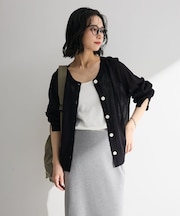 【しのばせカーディガン】ポケッタブルUVカットニットカーディガン