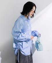 脇シャーリングシャツ