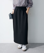 ウエストタックIラインカットスカート