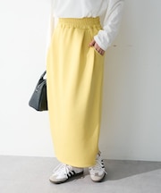 ウエストタックIラインカットスカート