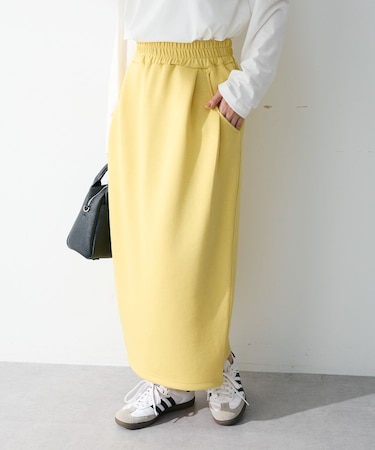 ウエストタックIラインカットスカート