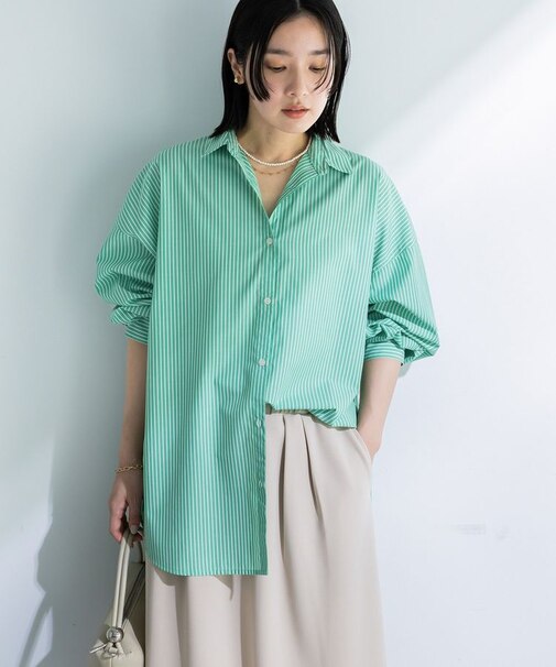 イージーケア抜け衿シャツ