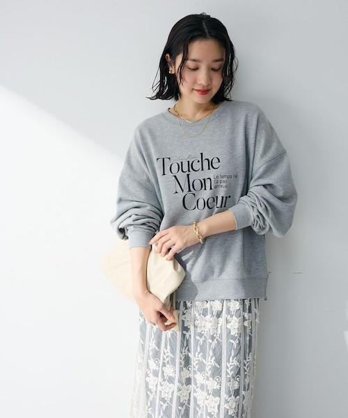 オーバーサイズロゴ裏毛プルオーバー｜グリーンパークスの通販｜&mall