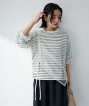 シャーリングチュールドッキングプルオーバー