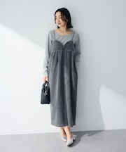 デニムキャミワンピース